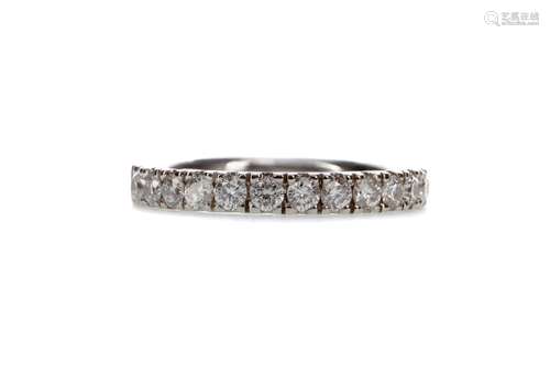 A DIAMOND HALF ETERNITY RING