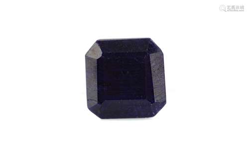 A CERTIFICATED UNMOUNTED SAPPHIRE