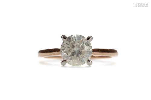 A DIAMOND SOLITAIRE RING