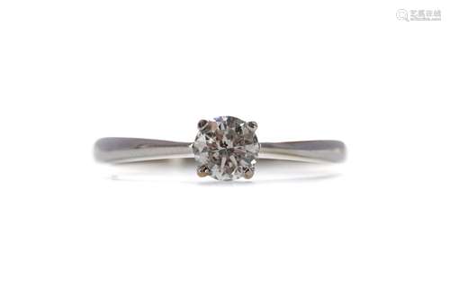 A DIAMOND SOLITAIRE RING