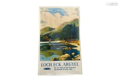 BRITISH RAILWAYS - LOCK ECK, ARGYLL POSTER