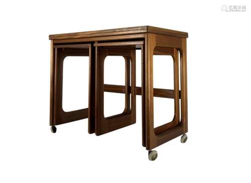 A SET OF TEAK NESTING TABLES BY MCINTOSH OF KIRKALDY