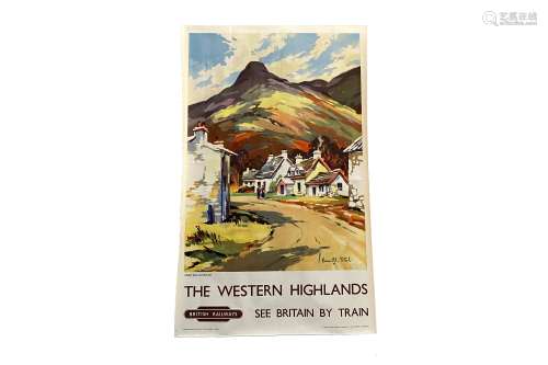 BRITISH RAILWAYS - THE WESTERN HIGHLANDS POSTER