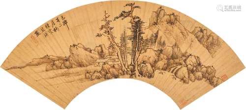 Lan Ying 1585 - 1666 藍瑛 1585-1666 | Mountain Studio 山林小...