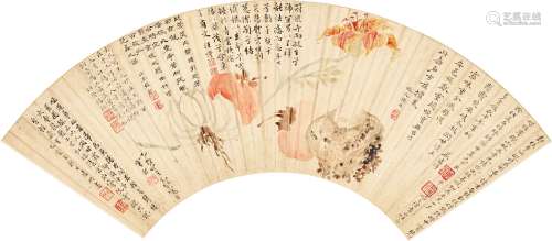 Ma Yuanyu 1669-1722 馬元馭 1669-1722 | Flowers and Fruits 花...