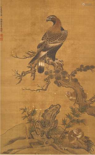 Attributed to Bian Jingzhao 邊景昭(款) | Eagle 鷹
