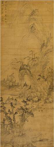 Luo Mu (1622-after 1706) 羅牧 （1622-1706後）| Landscape 山林青...