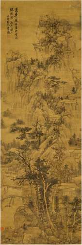 Lan Ying 1585 - 1666 藍瑛 1585-1666 | Landscape after Fan Hu...