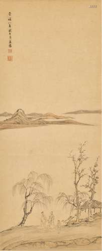 Cheng Jiasui 1565 - 1643 程嘉燧 1565-1643 | Landscape with F...