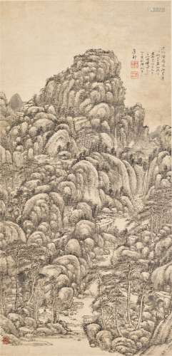 Wang Yuanqi 1642 - 1715 王原祁 1642-1715 | Landscape after W...