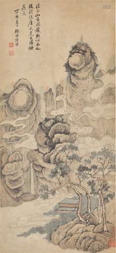 Chen Guan 1563-1639 陳祼 1563-1639 | Landscape 浮玉山居圖