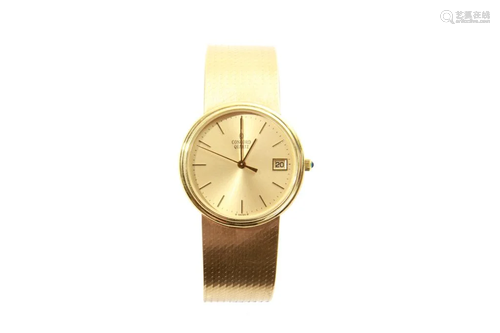 MEN'S CONCORD QUARTZ GOLD WRISTWATCH, 76g