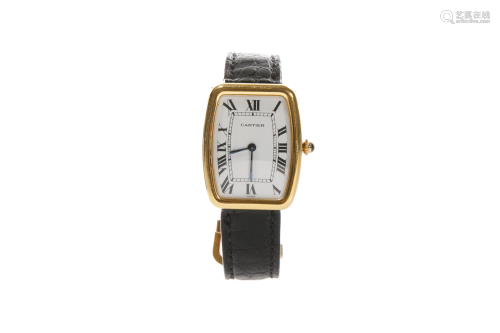 LADIES CARTIER VINTAGE GOLD FABERGE TONNEAU WATCH