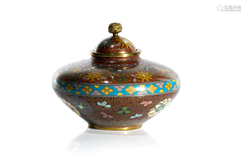 JAPANESE CLOISONNE KORO CENSER