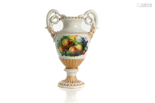 MEISSEN PORCELAIN CLASSICAL URN FORM VASE