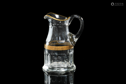 CUT GLASS WATER JUG