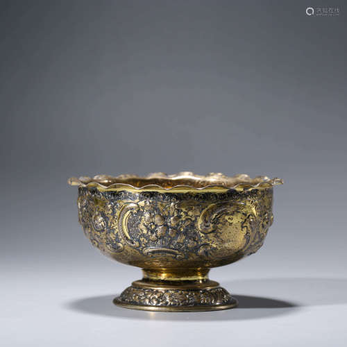A Silver-gilt Wine Cup