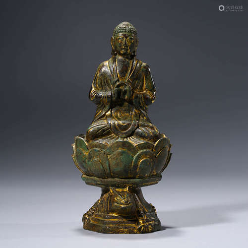 A Gilt-bronze Statue of Mahavairocana