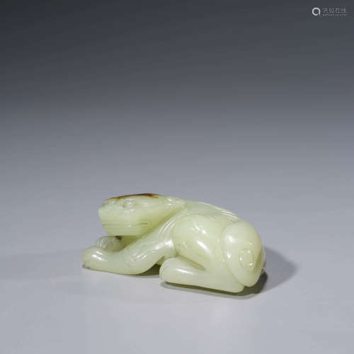 A White Jade Beast Ornament
