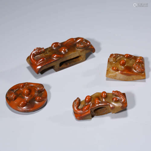 A Set of Agate Ornaments