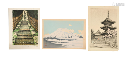 3 Japanese Woodblock Prints