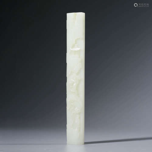 A White Jade Carved Paperweight