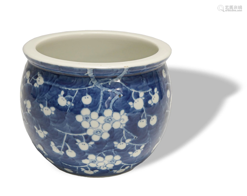 Chinese Blue and White Jar, 19th Century