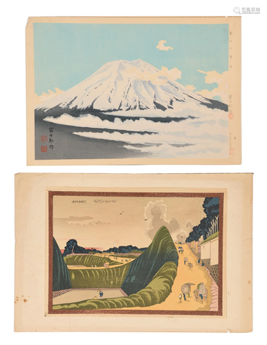 2 Japanese Woodblock Prints