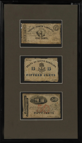 Civil War Era NC and SC Fractional Currency