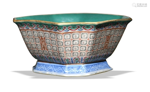 Chinese Famille Rose Bowl, 19th Century