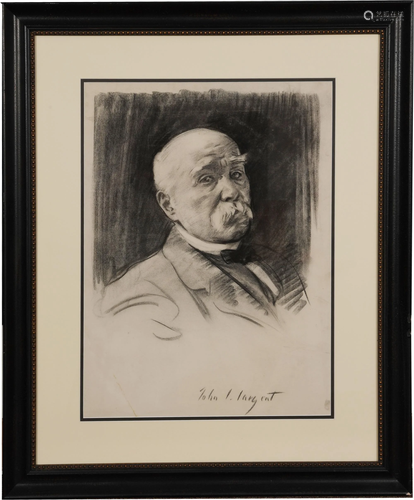 John Singer Sargent Drawing of Georges Clemenceau