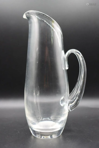 Steuben Glass Martini/Water Pitcher