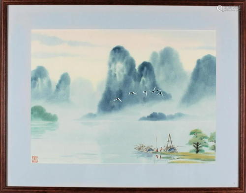 20th C. Chinese Watercolor