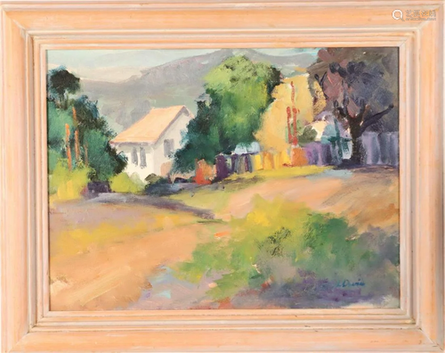 California Landscape, Signed, Oil on Canvas