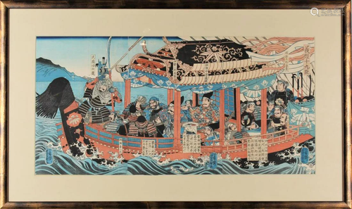 Japanese Woodblock Triptych