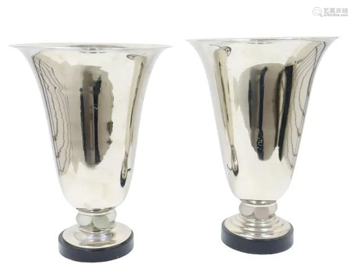 Pair of Art Deco Table/Desk Torchiere Lamps