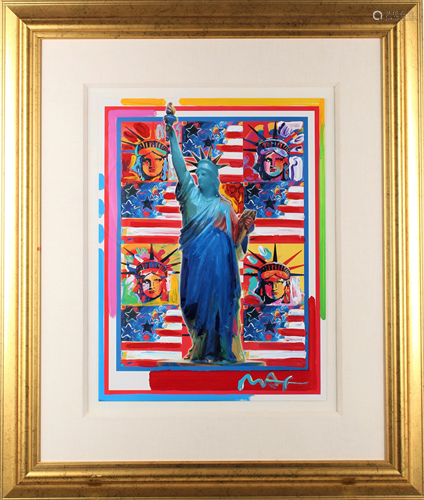 Peter Max (Born 1937) New York, Mixed Media