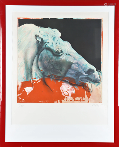 Majestic Stallion, Signed Serigraph