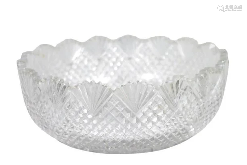 Early Cut Crystal Bowl