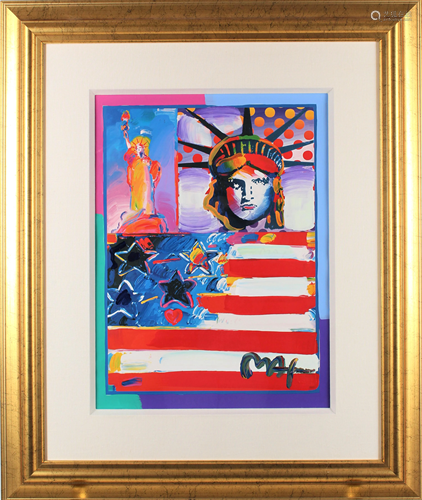 Peter Max (Born 1937) New York, Mixed Media