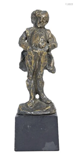 Bronzed Composite Standing Figure