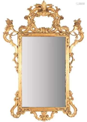 Ornate Gilded Frame w Mirror