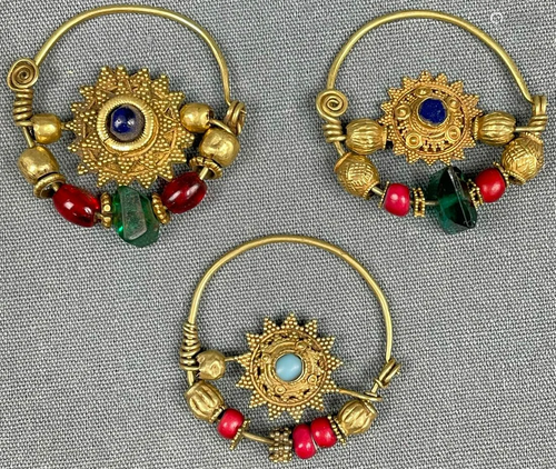 3 pendants, earrings? Probably Mogul India antique.