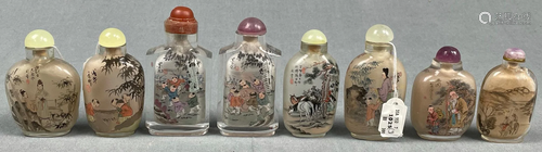 9 snuff bottles. Probably Japan, China old.