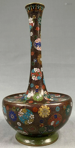 Cloisonné vase, probably China, Japan antique.