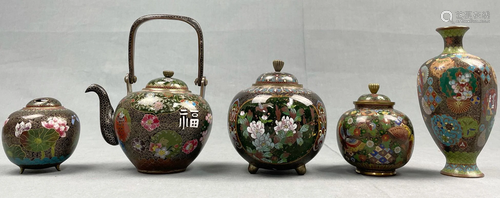 Cloisonné collection. Probably Japan, China old.