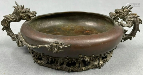 Incense burner. Probably Japan antique, bronze.