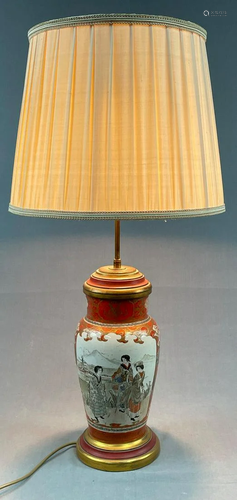 Lamp. Proably Satsuma. Probably Japan antique .