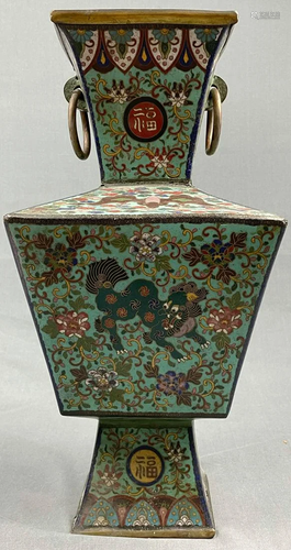 Cloisonné vase. Probably China, Japan antique.