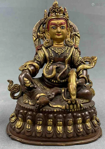 Tara, Buddha, Bodhisattva. With Naga. Probably Tibet,